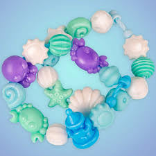 Beachy Fidgiwear Aqua Scented Squishy Beads USY26