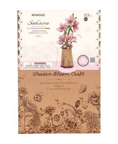 Pink Sakura Wood Flower RBM26