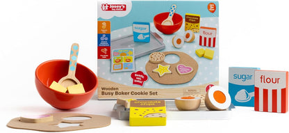 Busy Baker Cookie Set Wooden JCH26