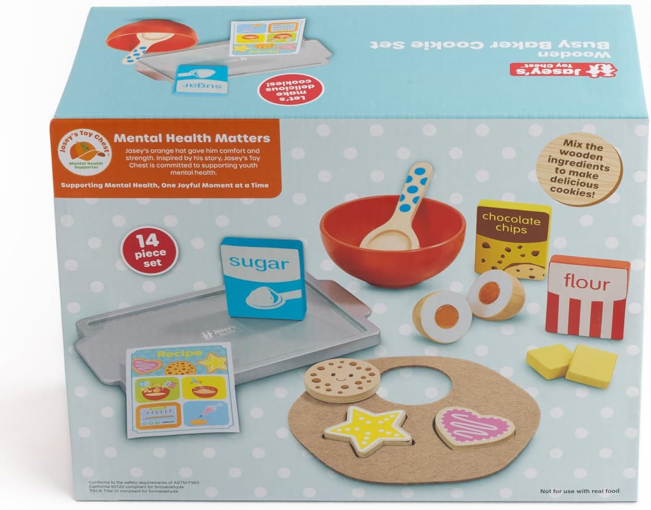 Busy Baker Cookie Set Wooden JCH26