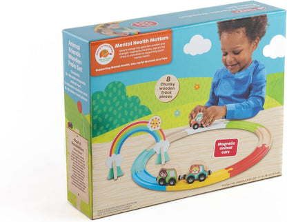 Train Set Wooden Animal Friends JCH26