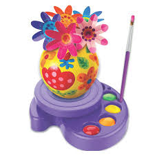 Twirl & Paint Mini Vase Floral Art Studio Kidz Labs TNR26
