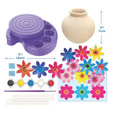Twirl & Paint Mini Vase Floral Art Studio Kidz Labs TNR26
