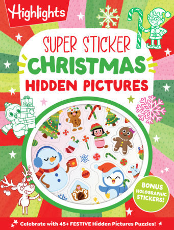 Christmas Super Sticker Hidden Pictures PA26