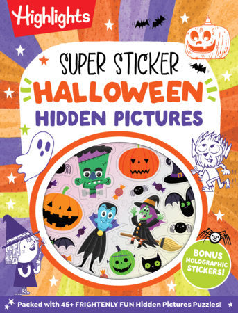 Halloween Super Sticker Hidden Pictures PA26