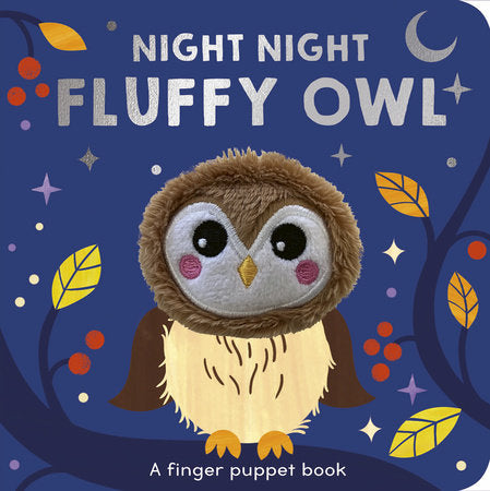 Night Night Fluffy Owl Finger Puppet Book PA26