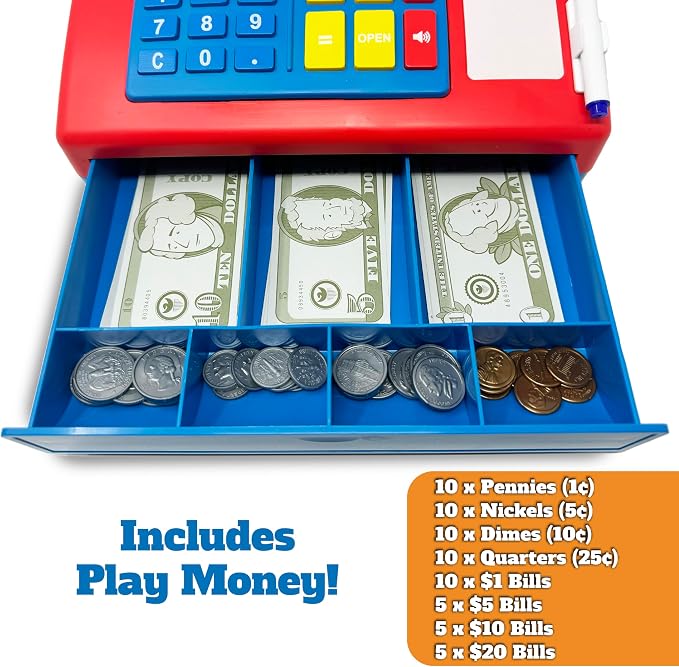 Solar Powered Cash Register TLR25