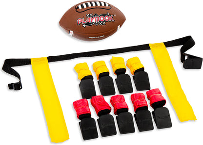 Flag Footbal 10 Player Set Mini Playbook Football FRA26