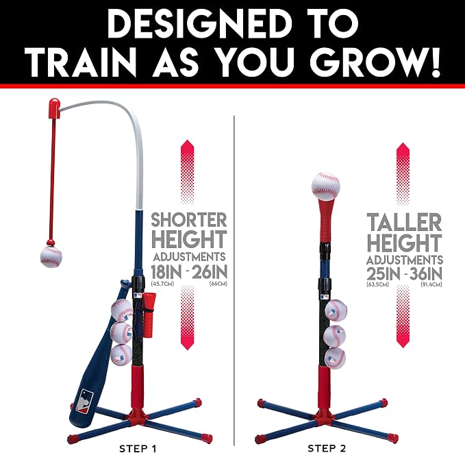 Grow With Me Batting Tee 2 in 1 Bat Ball Set Fra26