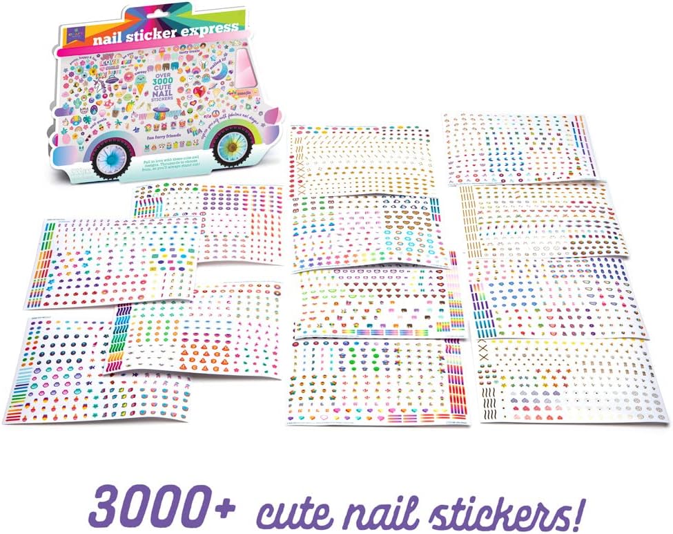 Nail Sticker Express Truck PAH26