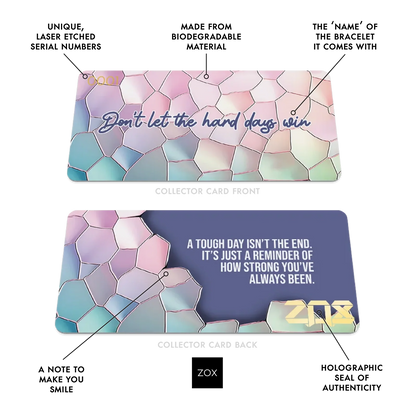 Dont Let The Hard Days Win Inspirational Bracelets ZOX26