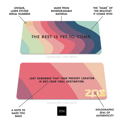 The Best Is Yet To Come Inspirational Bracelets ZOX26