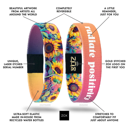 Radiate Positively Inspirational Bracelets ZOX26