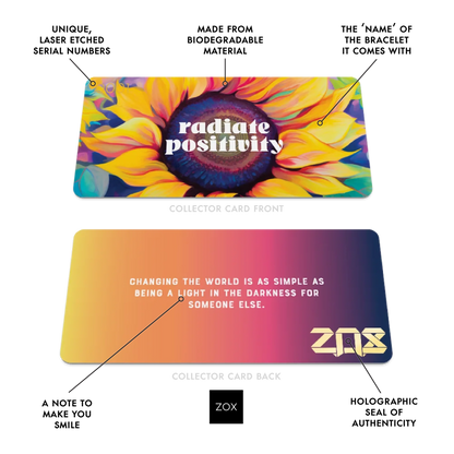 Radiate Positively Inspirational Bracelets ZOX26