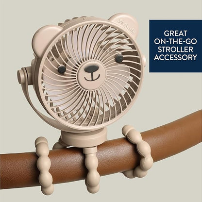 Bear Brown Stroller Fan 3 speed IZY26