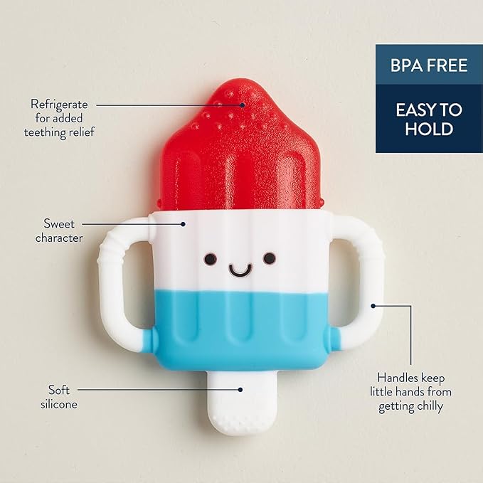 Itzy Cool Popsicle Bomb Pop Teether IZY26