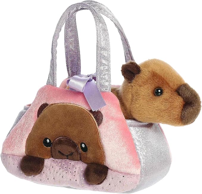 Capybara Peek A Boo Purse 07" AA26