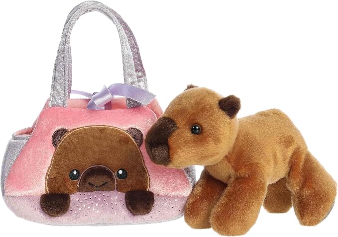 Capybara Peek A Boo Purse 07" AA26