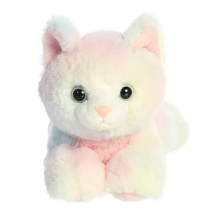 Rainbow Kitty Cat Softies 08" AA26