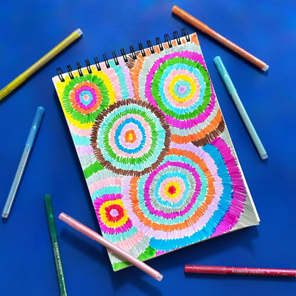 Rainbow Glitter Markers IAR26