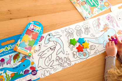 Stars of the Sea Crayon 6 Pack Non Toxic IAR26