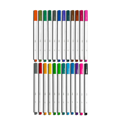 Seriously Fine Felt Tip Markers 24 Pack IAR26