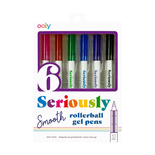 Seriously Smooth Rollerball Gel Pens 6 Pack IAR26