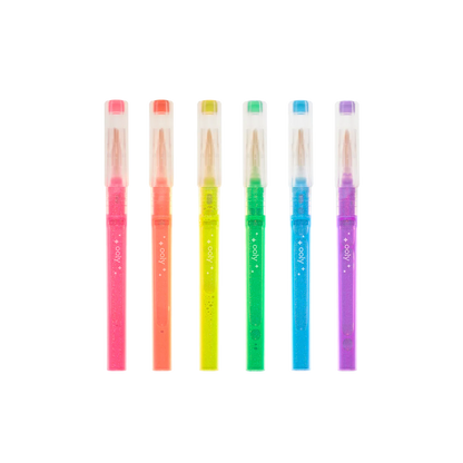 Liquid Glitter Neon Highlighter 6 Pack IAR25