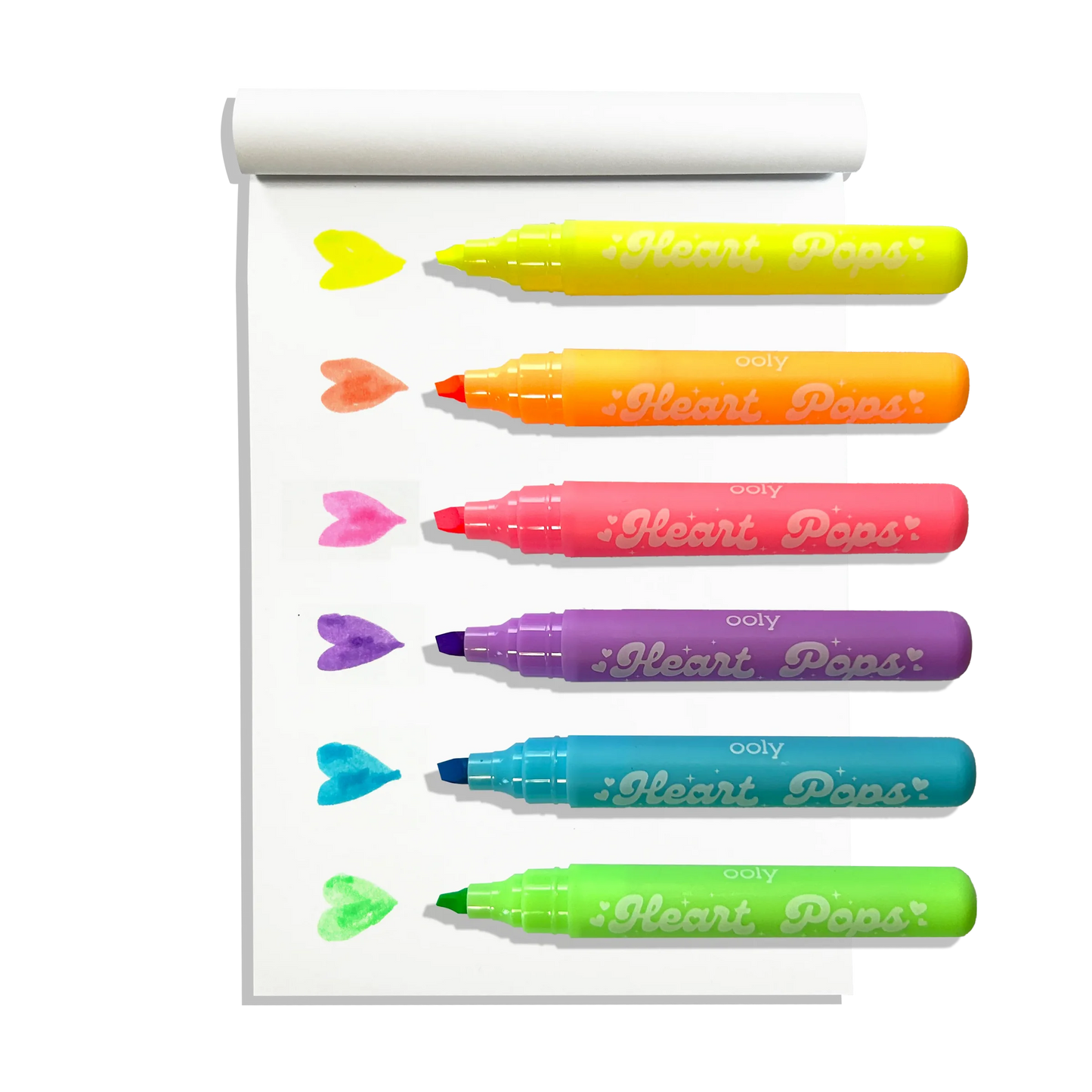 Neon Heart Pops Highlighter 6 Pack IAR25