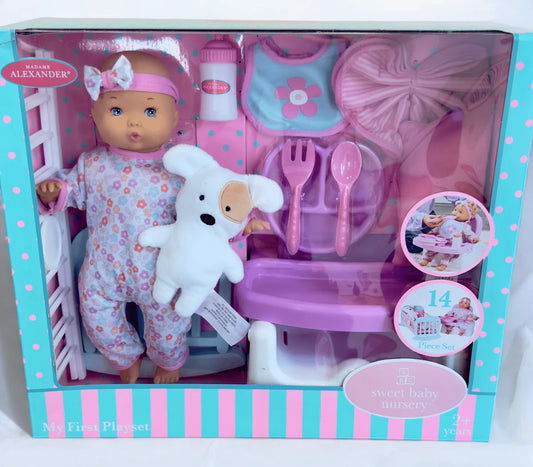 Madame Alexander S2 My First Doll Nursery Playset MA25