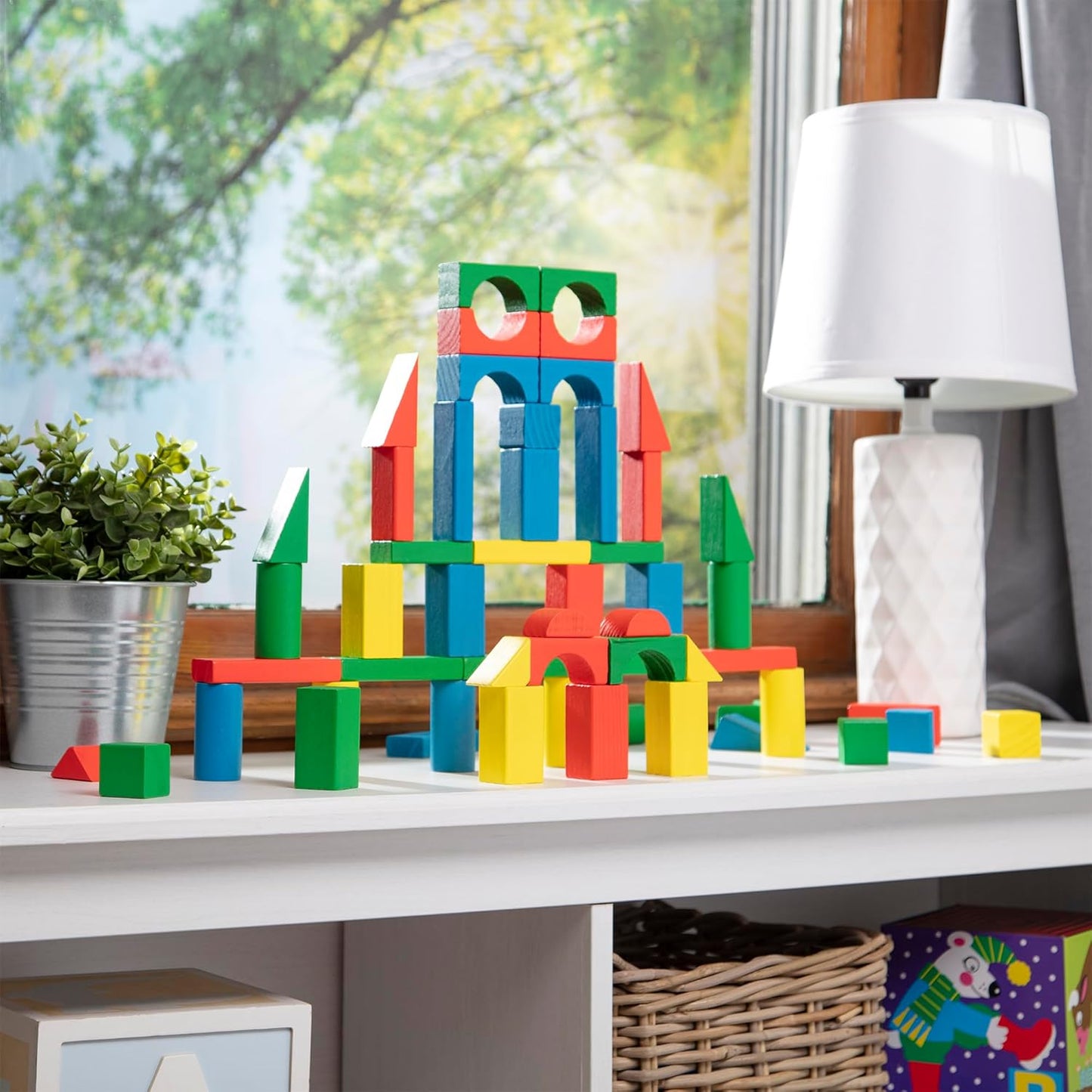 100 Wooden Blocks Set LJ25