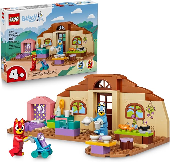 School with Rusty and Bluey Lego LF26