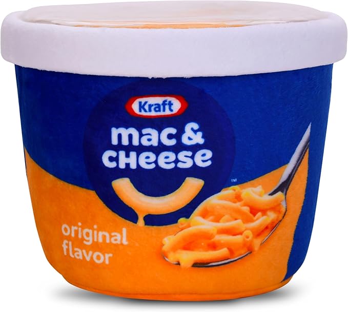 Kraft Mac and Cheese Microwave Packaging Plush ISC26