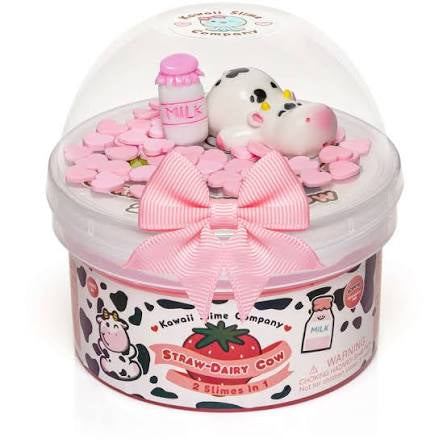 Straw Dairy Cow Slime KWI26