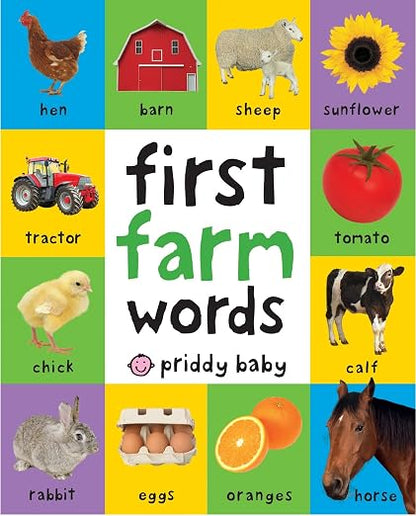 First Farm Words Book