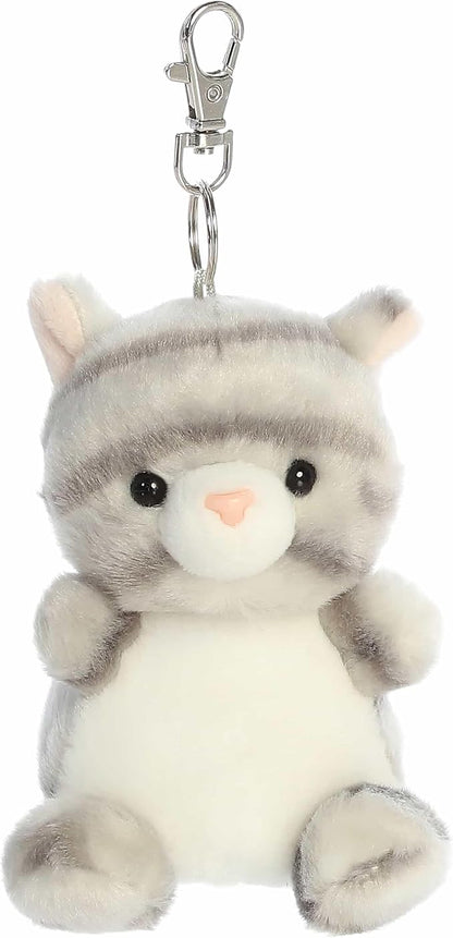 Silver Cat Clip On Palm Pal 04" AA26