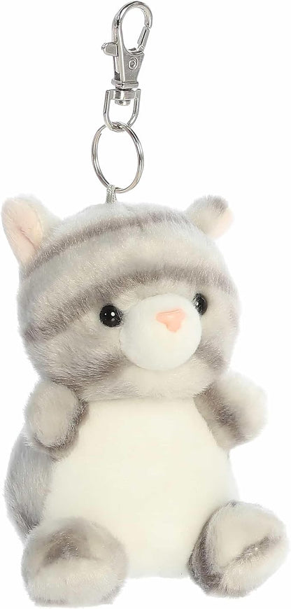 Silver Cat Clip On Palm Pal 04" AA26