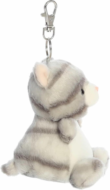 Silver Cat Clip On Palm Pal 04" AA26