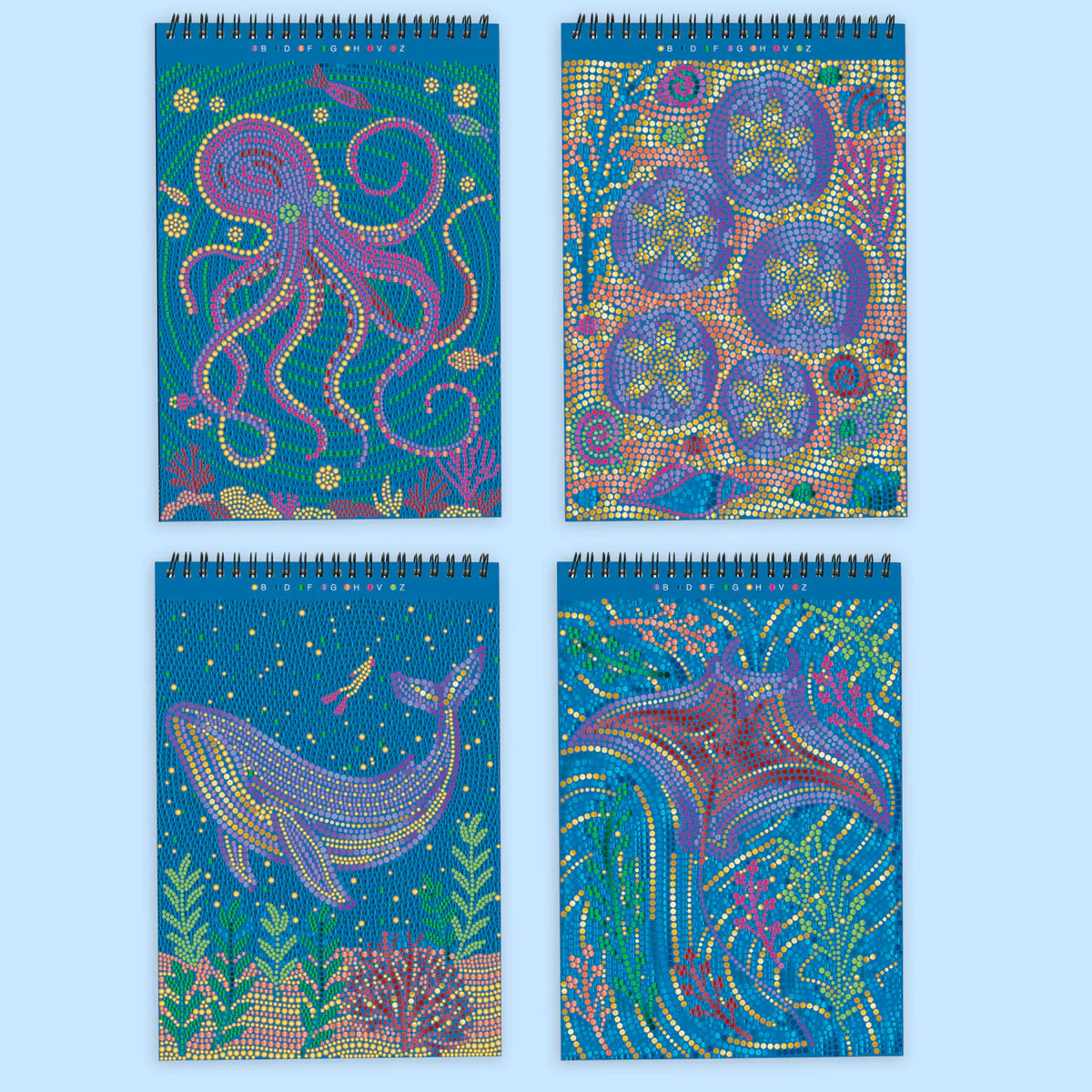 Into The Deep Metallic Dot By Letter Flow Art LFN26