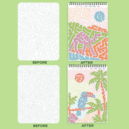 Pack Your Bags Trace By Letter Flow Art LFN26