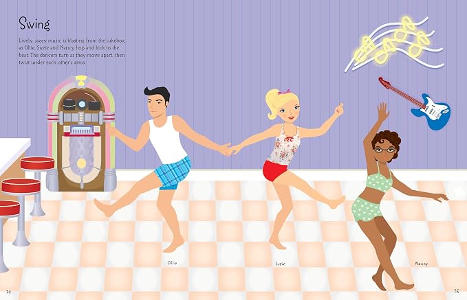 Sticker Dolly Dressing Dancers HA26