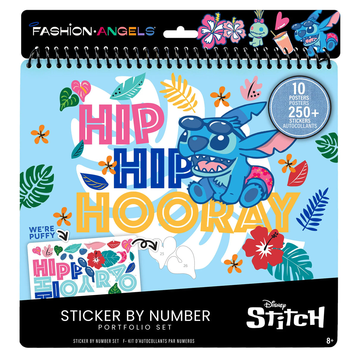 Hip Hip Hooray Stitch Sticker By Number BS25