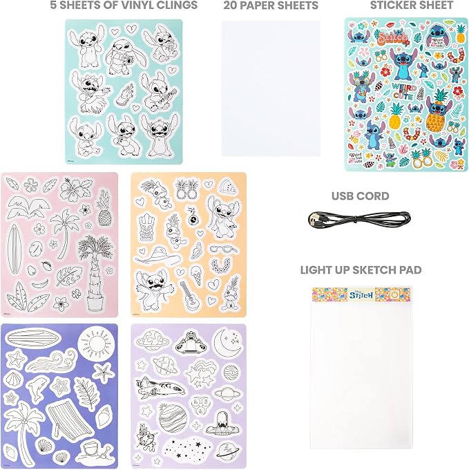 Stitch Light Up Sketch Pad BS25