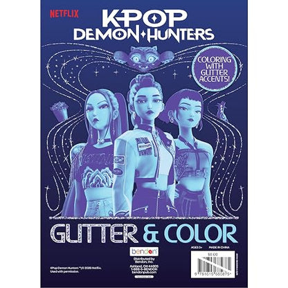 Kpop Glitter Coloring Book BPI26