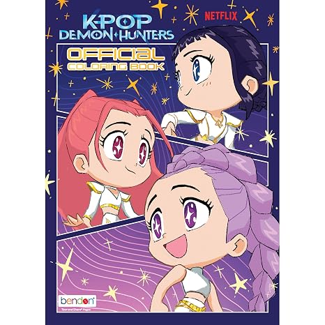 Kpop Demon Hunters Official Coloring Book BPI26