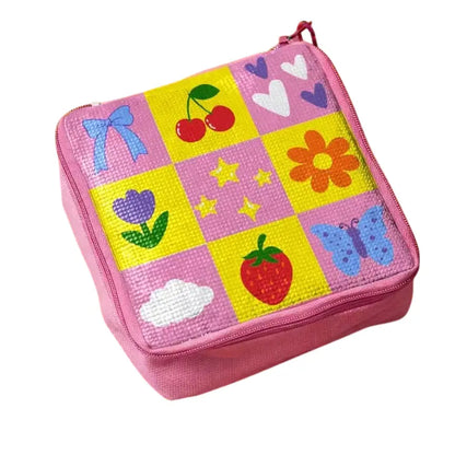 Checkered Needlepoint Kit MVI26