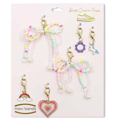 25 Rainbow Shoe Charms257