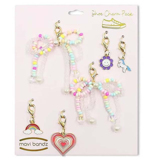 25 Rainbow Shoe Charms257