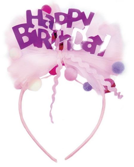 25 Happy Bday Headband249