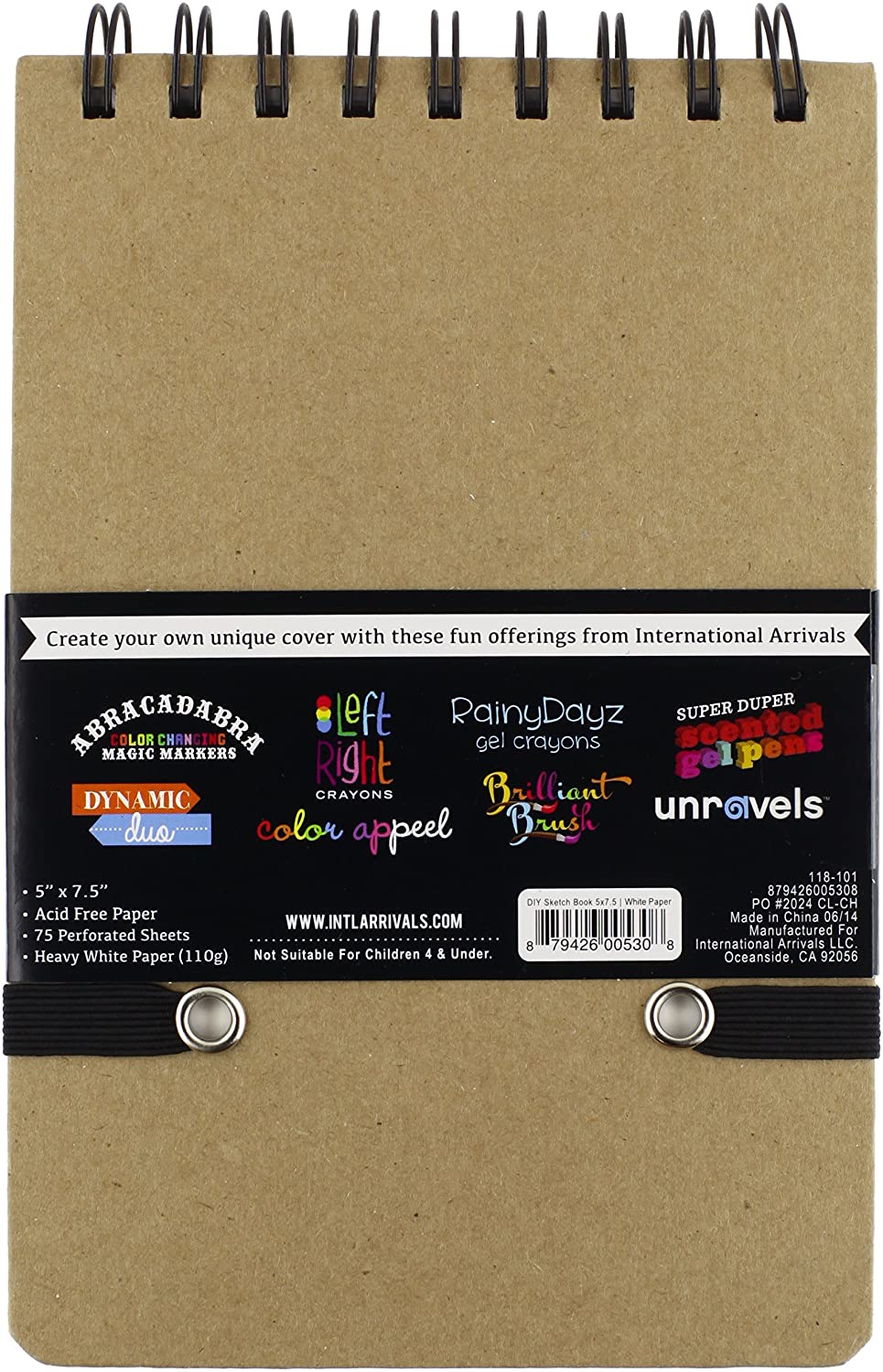 Diy Sketchbook White